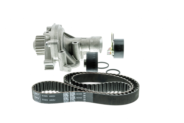 Pompe à eau + kit de courroie de distribution (Kit courroie de distribution) AISIN ref. TKPS-7057